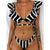 Hot Sale Off The Shoulder Print Ruffled Bikini Mujer 2018 New Sexy Swimwear Women Swimsuit Brazilian Bikini Set Thong Biquinis