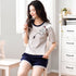 Striped Cotton Pajamas Sets Women Loungewear