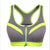 Hot Women Zipper Push Up Sports Bras Gym Fitness Athletic Running