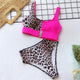 In-X Sexy Leopard one piece swimsuit One shoulder bikini 2019 High cut swimwear women monokini Padded bathing suit New bodysuit