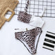 In-X Sexy Leopard one piece swimsuit One shoulder bikini 2019 High cut swimwear women monokini Padded bathing suit New bodysuit