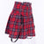 A Line Skirts Zipper Pleated Plaid School  Mini Skirt Strap