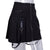 A Line Skirts Zipper Pleated Plaid School  Mini Skirt Strap