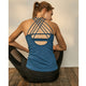 Backless Yoga Back Workout Active Gym Tank Top