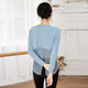 Long Sleeve Yoga Top Cut Out Open Back Yoga Shirts