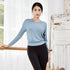 Long Sleeve Yoga Top Cut Out Open Back Yoga Shirts