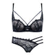 Deep V lace Padded Sponge Lingerie Young Girl Bra Brief Sets