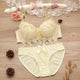 Japanese lingerie set thin embroidery push up bra set sexy lace underwear set Floral bras for women bra and panty set bh