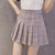 Korean Style Women Zipper High Waist Skirt School Girl Mini Skirt