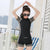 L-5XL Girls Tankini Swimsuits Professional Two Piece Swimwear