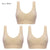 3pcs/set Women Sexy Bra With Removable Pads Seamless Push Up