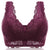 Lace Sexy Bra Gather Front Zipper Bras For Women Wireless