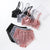 Lace ultrathin brassiere and waist-high panties push up beauty back pack women sexy underwear lingerie bra set transparent