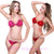 Babydoll Rose Floral Bra Bikini Set Underwear