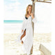 Long Crochet Beach Cover up Robe Tunics for Beach