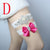 Original Design Riibon Bow Crystal Applique Sexy Lace Wedding Garter Set