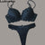 Ludevelop Sexy Thong Lace Push Up Bra Set Lingerie Women Underwear Sets Intimates Embroidery Floral Black White Bra Brief Sets