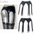 Women Knee Leg Garter Belt Black PVC Leather Leg Ring Suspender Intimates