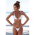 Solid Bikini Set Push-up Unpadded Bra Swimsuit Swimwear