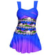 Rainbow Lady Tankini Swimdress Swimsuit Beachwear