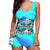 Rainbow Lady Tankini Swimdress Swimsuit Beachwear