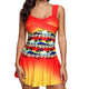 Rainbow Lady Tankini Swimdress Swimsuit Beachwear