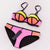 100% Real Neoprene bikini PUSH UP Padded Women Bikini Set