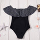 One Piece Ruffle Swimwear Female One-Piece Suits