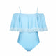 One Piece Ruffle Swimwear Female One-Piece Suits