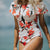 One Piece Ruffle Swimwear Female One-Piece Suits