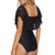 One Piece Ruffle Swimwear Female One-Piece Suits