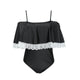 One Piece Ruffle Swimwear Female One-Piece Suits