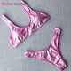 Sexy Bikini Set Swimwear Women Golden Silver Swimsuit