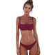 Minimalism Le Sexy Micro Bikini Set 2019 Solid Swimwear Brazilian Bikinis Thong Beach Wear Woman Swimsuit Bathing Suit biquini