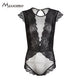 Sexy Overall Romper Lace One Piece Plus Size Bodysuit
