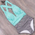 NAKIAEOI 2019 Sexy New One Piece Swimsuit Plus Size Swimwear Women High Waisted Bathing Suits Beachwear Backless Swim Wear S~2XL