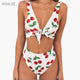 Women Swimwear Sexy Printed Bikinis Push Up Bathing Suit