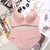 Striped Underwear Set Intimate Noble Young Girl Bra Brief Sets