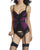 New Sexy Corset and Bustier with cup Girdle Set with Straps Belt