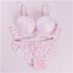 New Sexy Floral Sexy Lace Bra Set Push up Lingerie Women Underwear Sets Intimates Embroidery Multi Colors Intimates