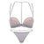 New Sexy Push Up Front Closure Lingerie Set Gathering Seamless Underwear 3/4 Cup Brassiere Women Bralette Bra And Panties Set