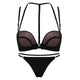 New Sexy Push Up Front Closure Lingerie Set Gathering Seamless Underwear 3/4 Cup Brassiere Women Bralette Bra And Panties Set