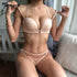 New Sexy Push Up Front Closure Lingerie Set Gathering Seamless Underwear 3/4 Cup Brassiere Women Bralette Bra And Panties Set