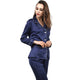 Full Sleeve Sleepwear 2 Pieces Silk Loungewear