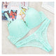 New Comfort Push-Up Deep V Bra Set