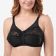 New women Full Coverage Bra Wire Free Non Padded Floral Lace Bras Sexy Lingerie Plus Size Bralette BH Top 36-46 C D DD E F G H