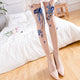 Blue Flowers Pantyhose Fashion Sexy Tights