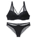 Norns women's sexy underwear set lace lingerie set push up plus size bra set of linen red lingerie bra and panty set bralette