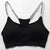 Sports Bra Letter Strap Fitness Top Gym Push Up Wire Free Yoga Bra