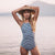 One Piece Swimsuit Cross Back Swimwear